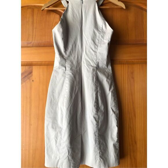 BEBE Light Gray Mini Dress Size 2 - Picture 4 of 12